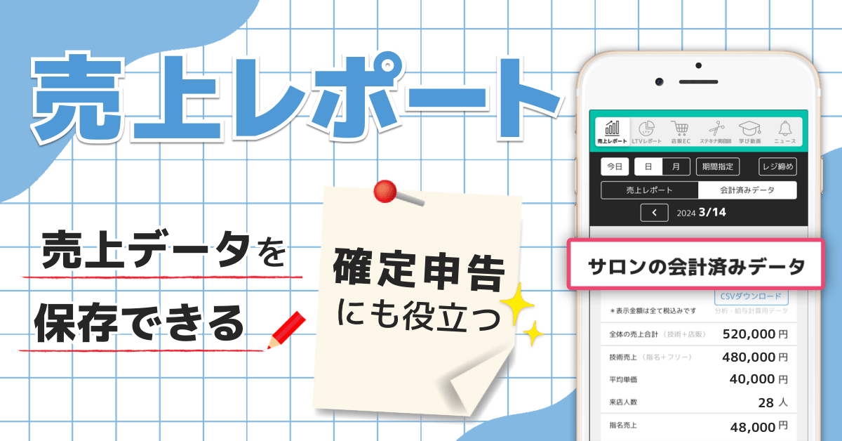 LiMEの売上レポート